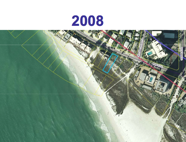 The lot in 2008. Image courtesy Sarasota County