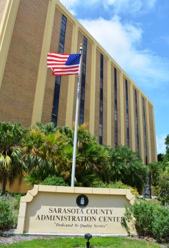 The county Administration Center is located in downtown Sarasota. File photo