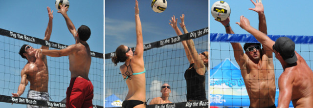 Dig the Beach Volleyball events are scheduled again on Siesta Public Beach in 2016. Images from the Dig the Beach Volleyball website