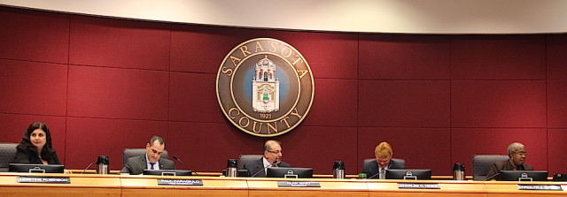 The County Commission sits in session in late January. File photo