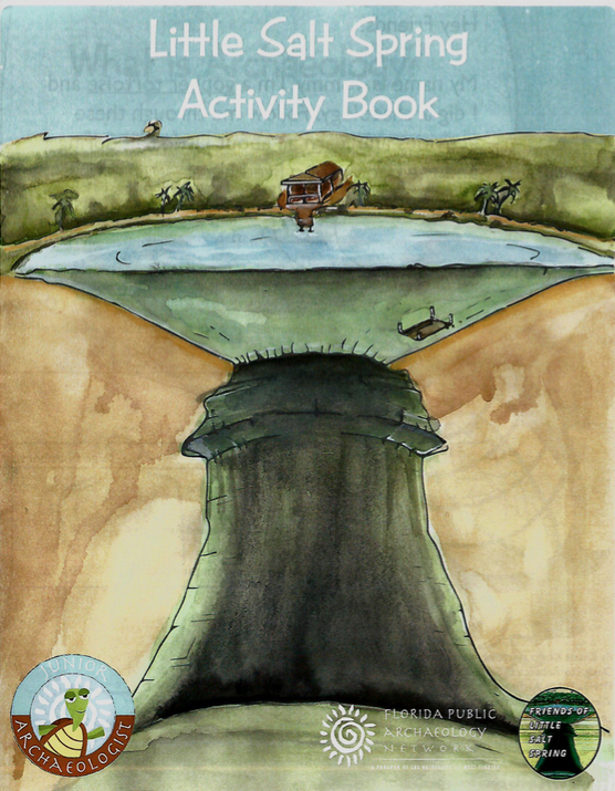 The cover of the Little Salt Spring Activity Book. Image courtesy of Lawry Reid