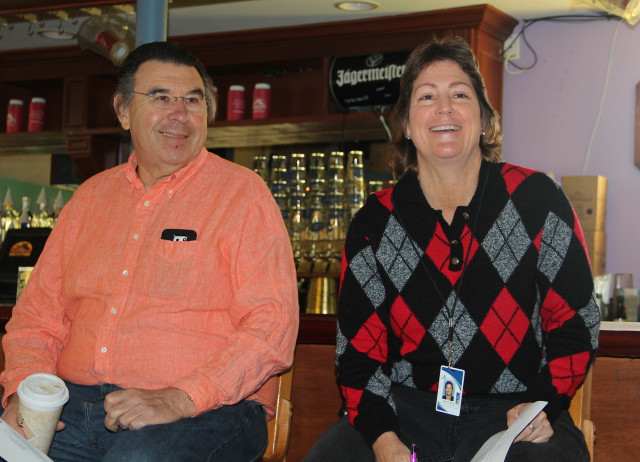 Paul Parr and Lisa Cece participate in the SKVA meeting on Jan. 5. Rachel Hackney photo