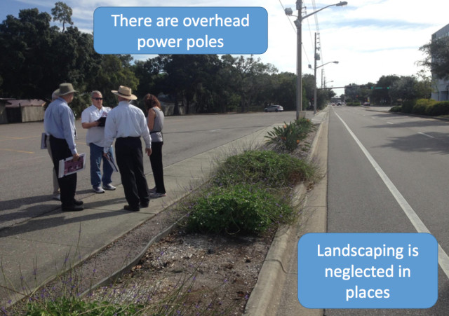 A slide in the November 2015 presentation points out other concerns on the corridor. Image courtesy City of Sarasota