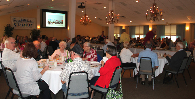 Members of the Siesta Key Association gather in the St. Boniface Community Room for their annual breakfast meeting, held March 5, 2016. File photo