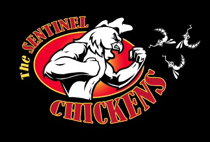 The county's 2012 Annual Report included this logo for the Sentinel Chickens program. Image courtesy Sarasota County