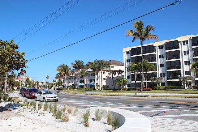 The Sunset Royale complex stands across Beach Road fromSiesta Public Beach. File photo
