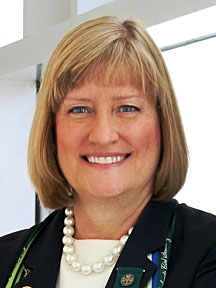 Linda Getzen is the president of the Library Foundation board. Image from the Foundation website