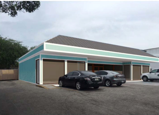 Mark Smith Architects provided this rendering of the renovated structure to the county's Board of Zoning Appeals in May. Image courtesy Sarasota County