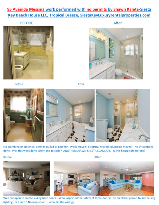 'Concerned Citizen' emailed these before and after photos to Croteau in June, showing scenes from the interior of the house. The images were provided to the News Leader.