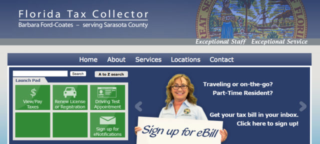 Image from the Tax Collector's Office website