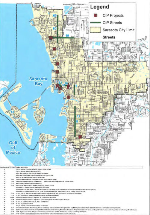 City Of Sarasota CIP Projects Map 2014 For SCC Nov. 7 2016 501x720 