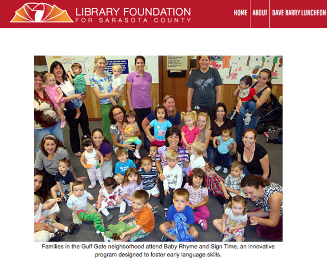 Photo from the Library Foundation website