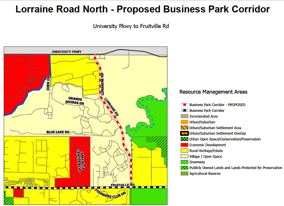 Lorraine Road North Business Park corridor proposed for Planning
